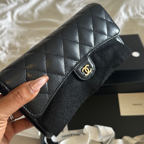 Sold on e b a y Chanel long wallet - Picture 1 of 9